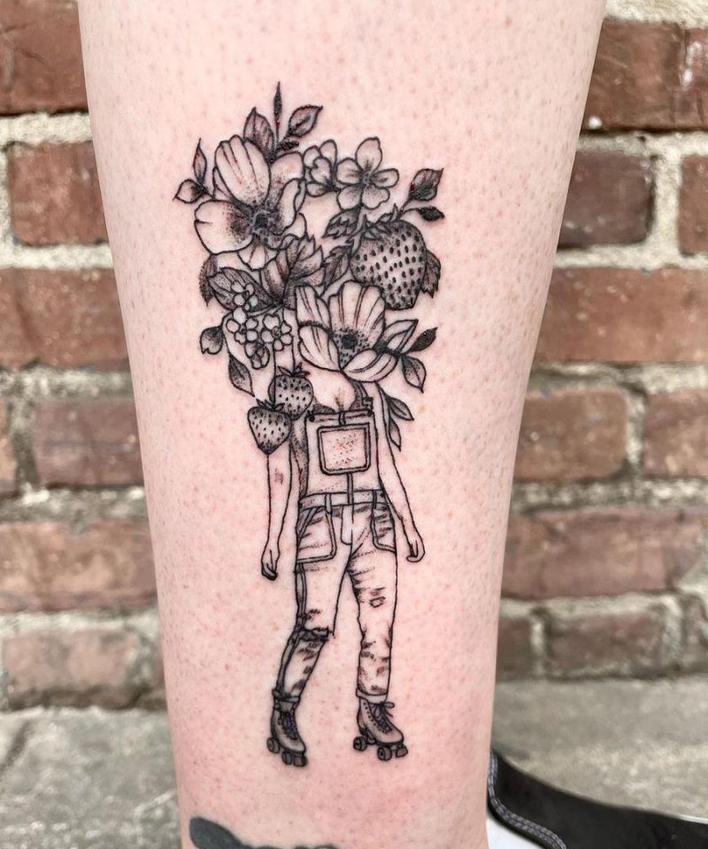 30 Unique Roller Skate Tattoos You Can Copy