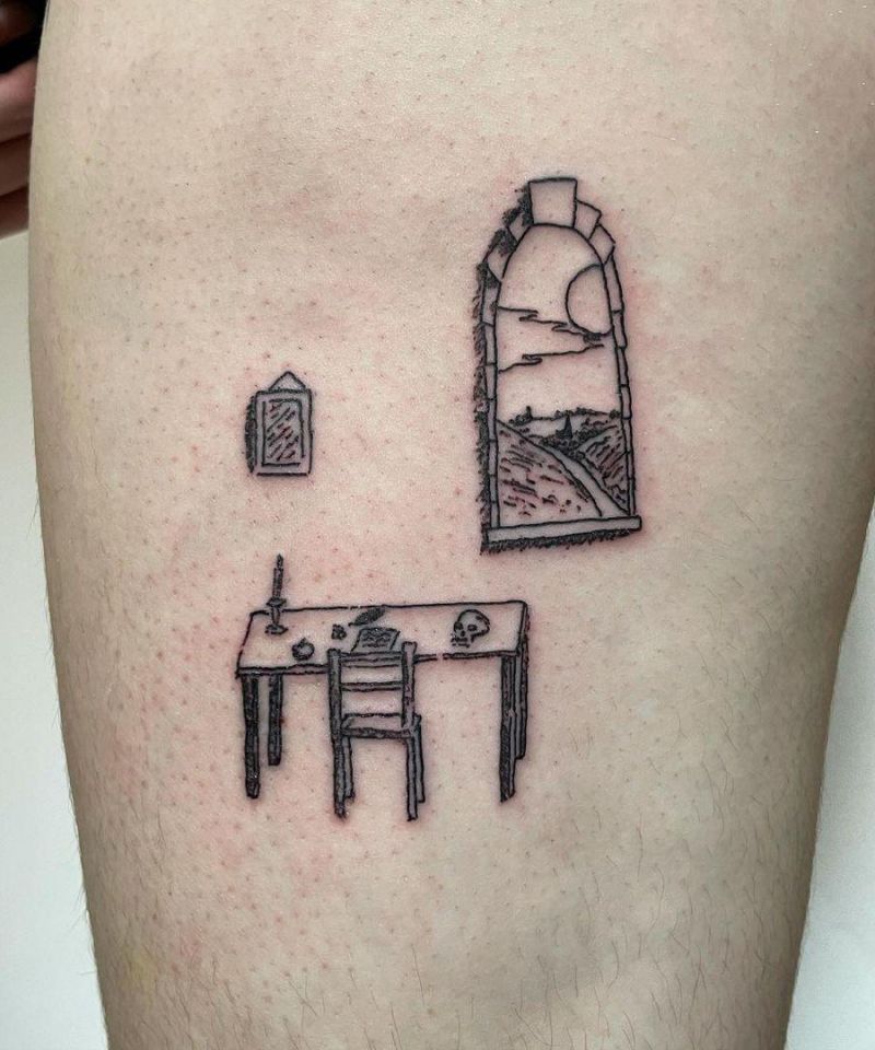 30 Unique Table Tattoos For Your Inspiration