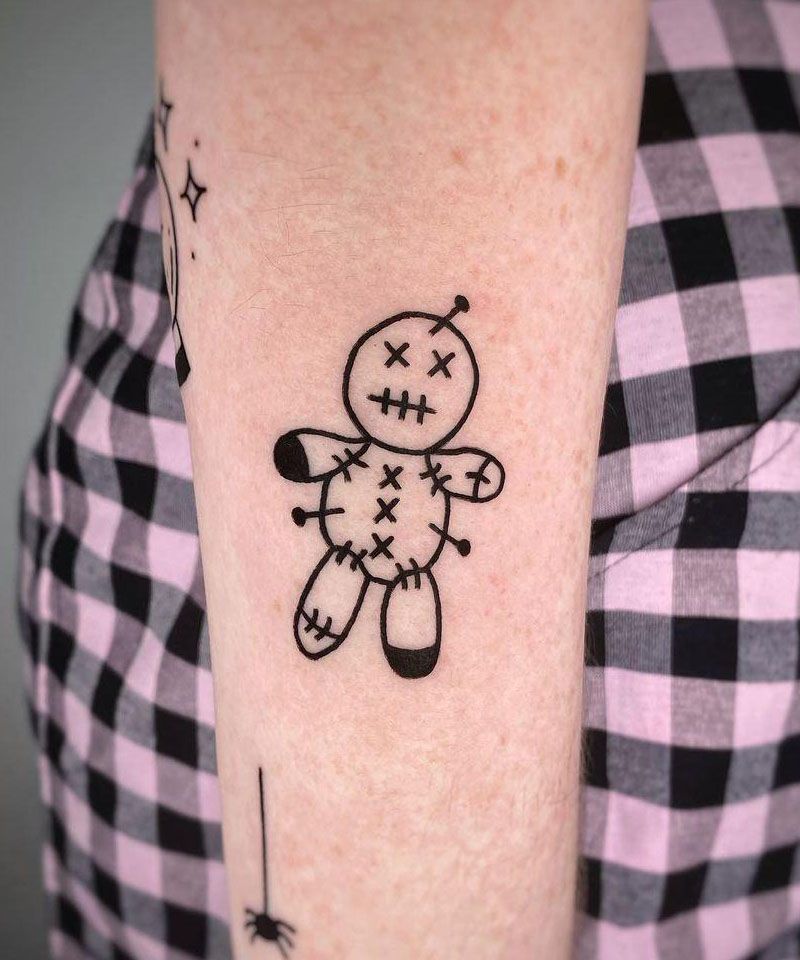 30 Unique Voodoo Doll Tattoos For Your Inspiration