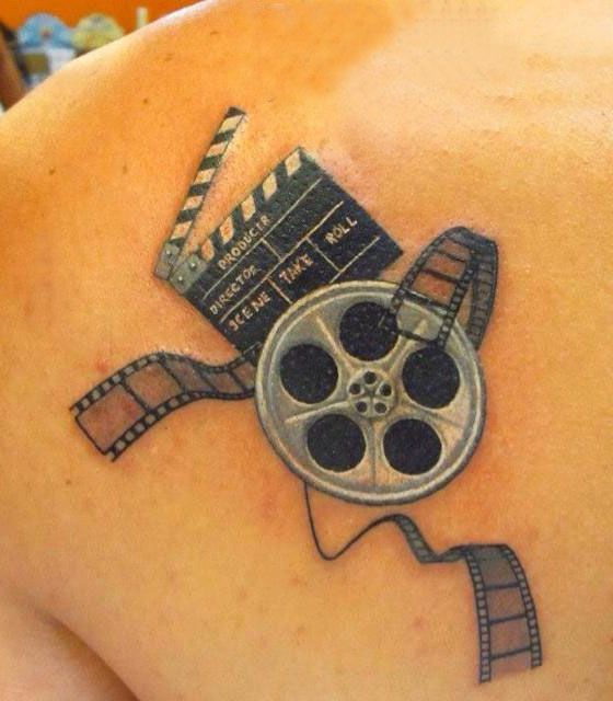 30 Unique Clapperboard Tattoos to Inspire You