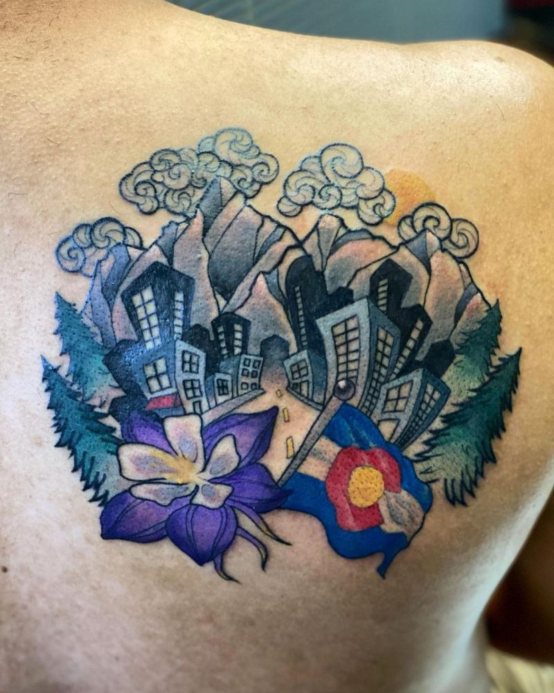 30 Pretty Colorado Flag Tattoos You Will Love