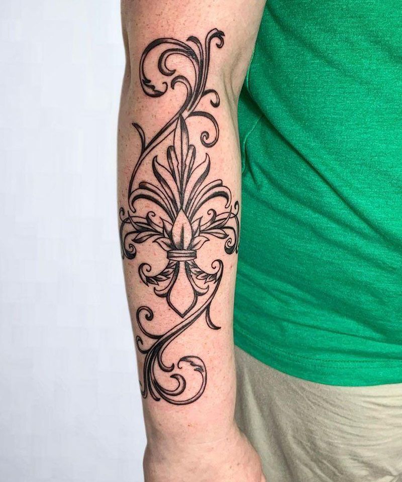 30 Pretty Fleur De Lis Tattoos You Must Love