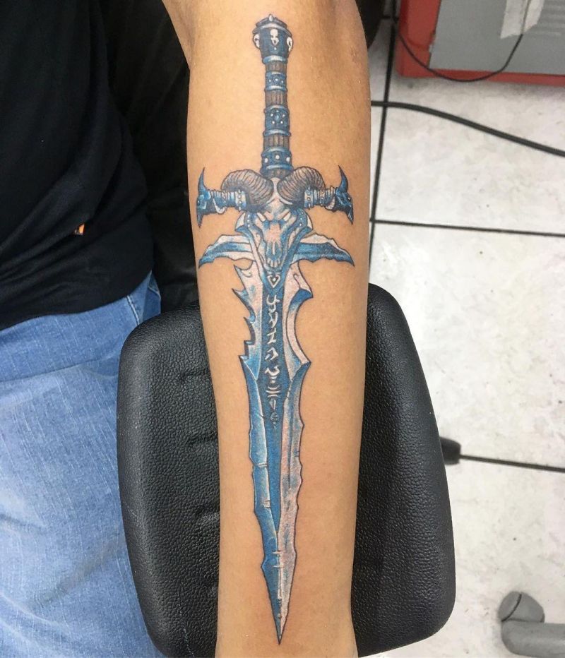 30 Pretty Frostmourne Tattoos to Inspire You