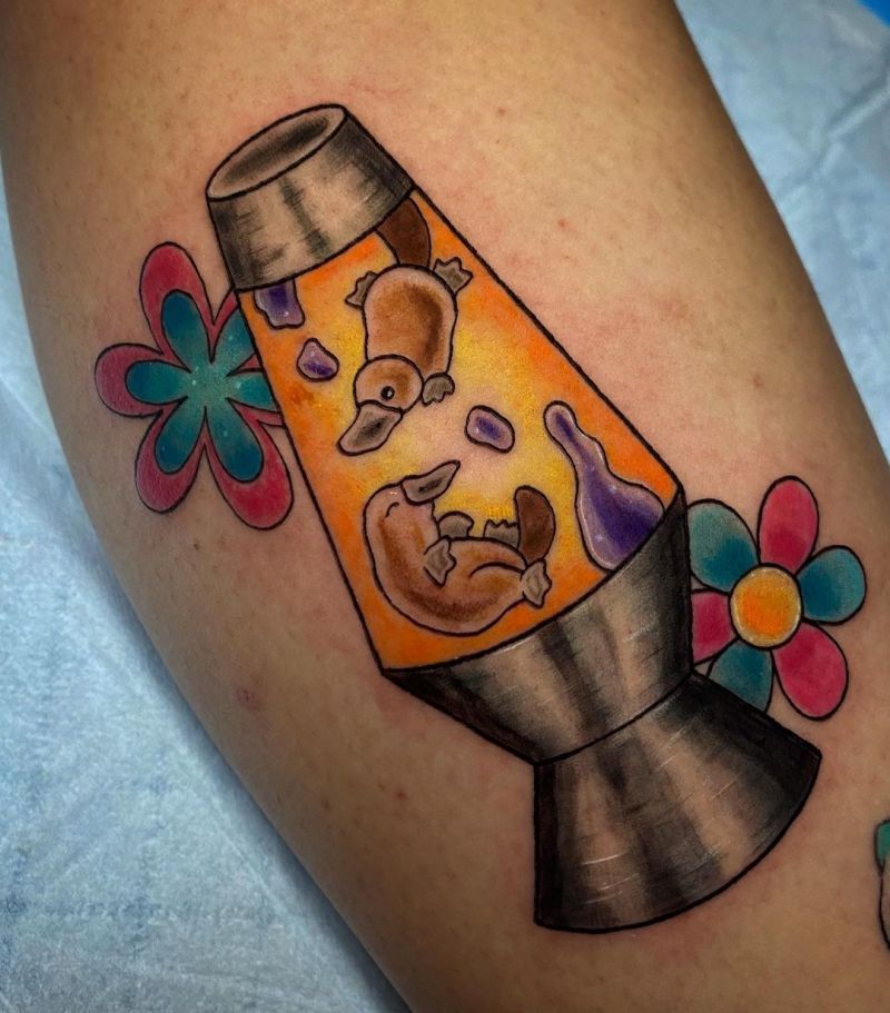 30 Pretty Lava Lamp Tattoos For Your Inspiration