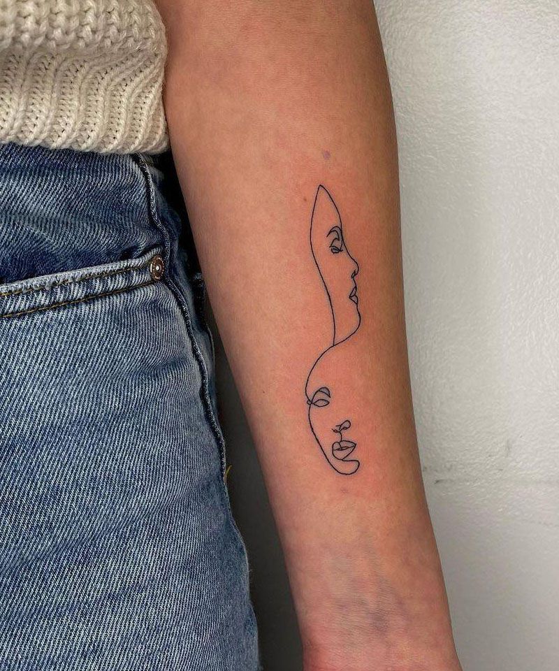 30 Pretty One Line Tattoos Make You Beautiful