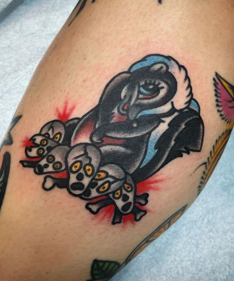 30 Cute Skunk Tattoos You Will Love