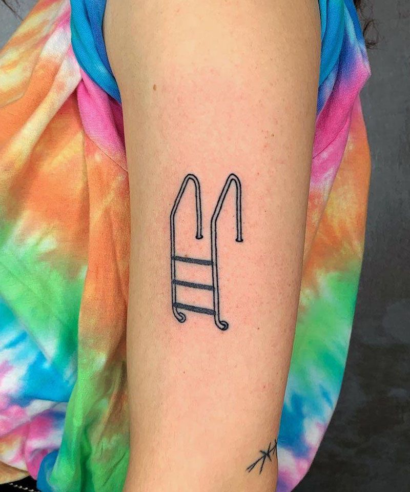 30 Pretty Swimming Pool Tattoos You Can Copy
