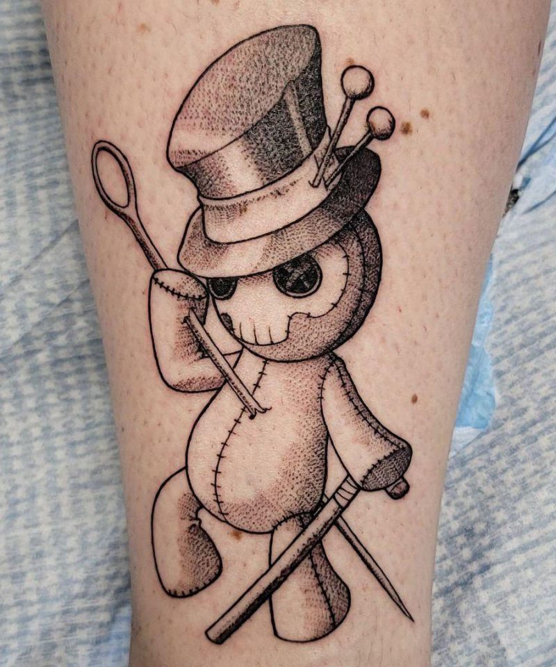 30 Unique Voodoo Doll Tattoos For Your Inspiration