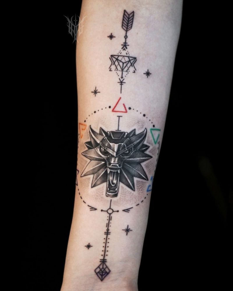 30 Unique Witcher Tattoos You Must Love