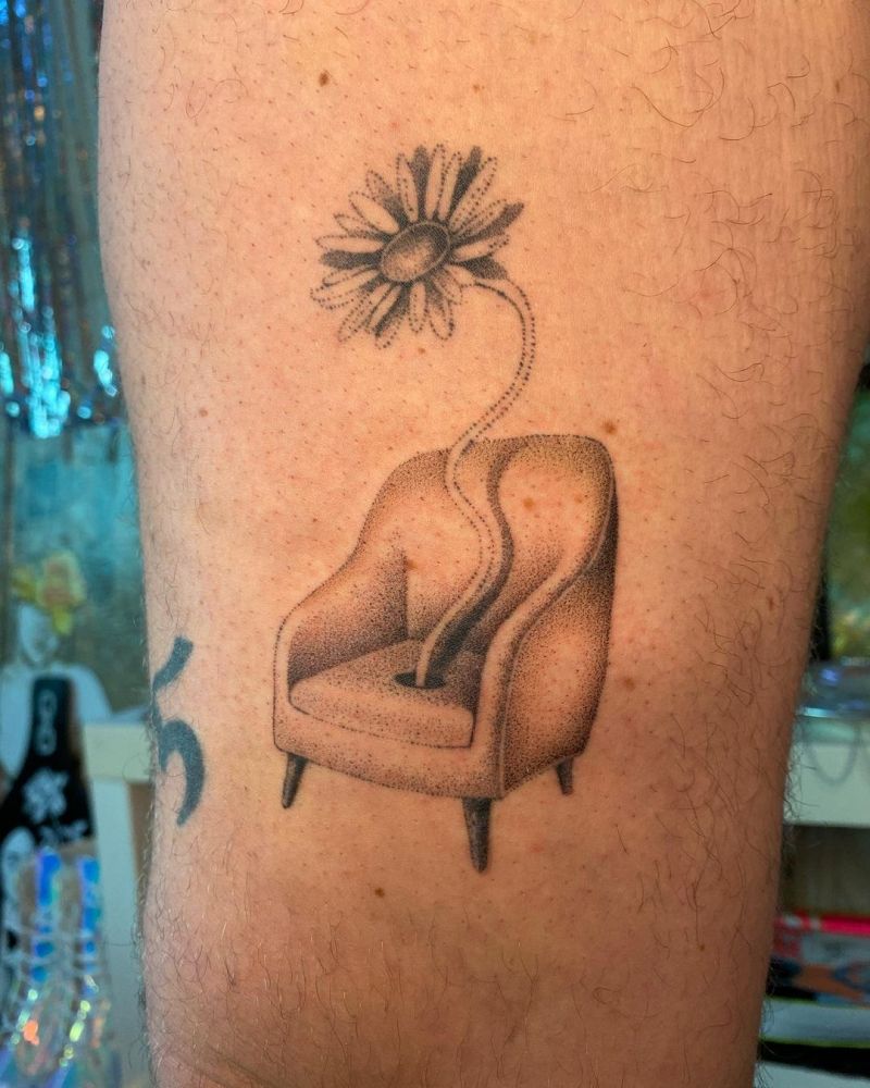 30 Unique Chair Tattoos You Must Love