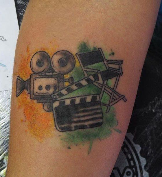 30 Unique Clapperboard Tattoos to Inspire You