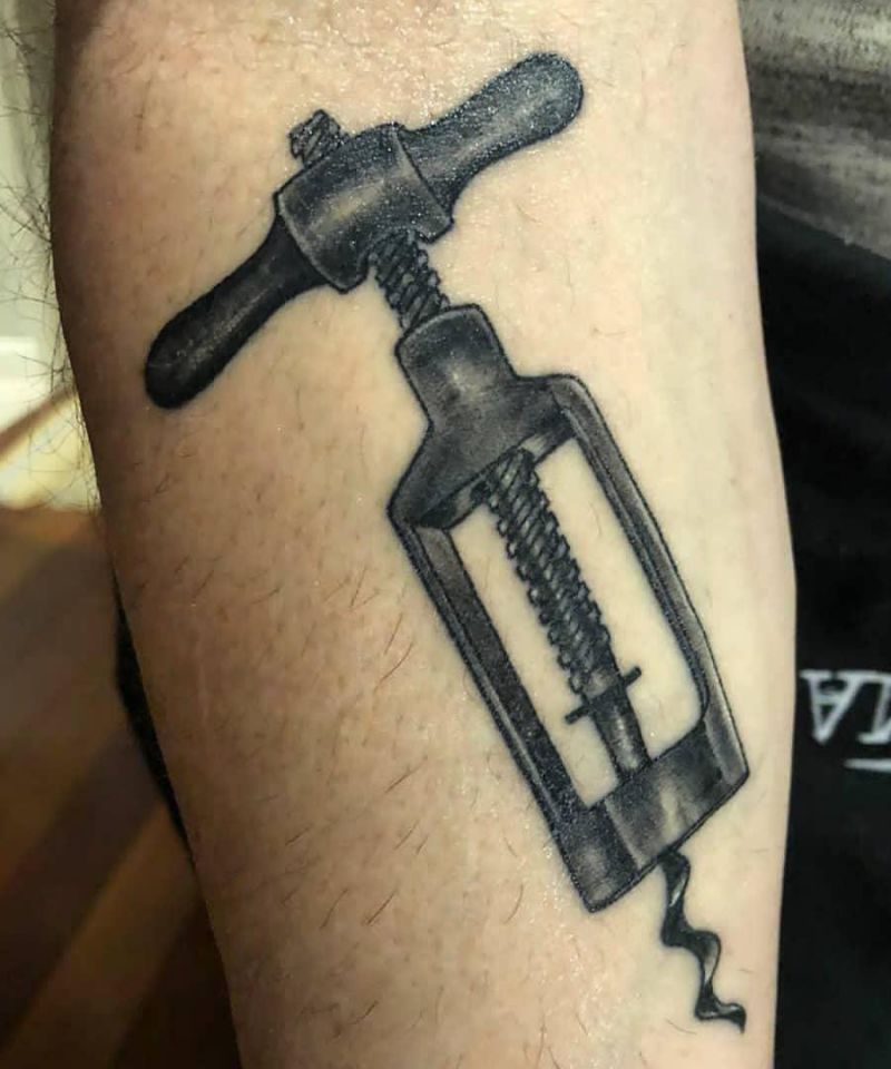 30 Unique Corkscrew Tattoos You Must Try