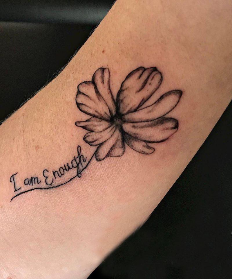 30 Pretty Cosmos Flower Tattoos For Your Inspiration