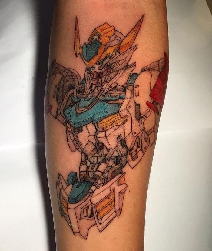 30 Exciting Gundam Tattoos for Your Inspiration