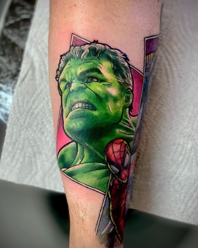 30 Unique Hulk Tattoos Give You Courage