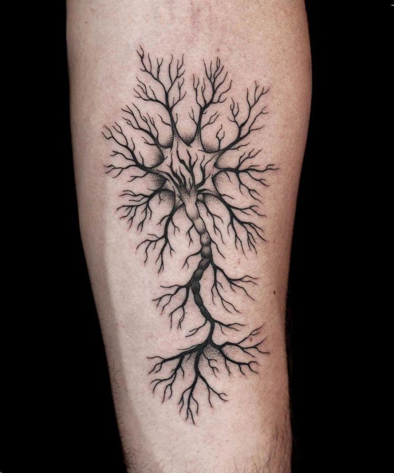 30 Unique Neuron Tattoos You Can Copy