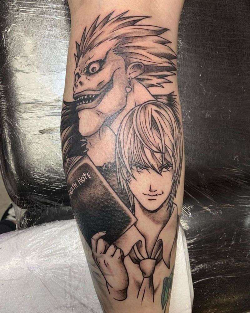 30 Unique Ryuk Tattoos to Inspire You