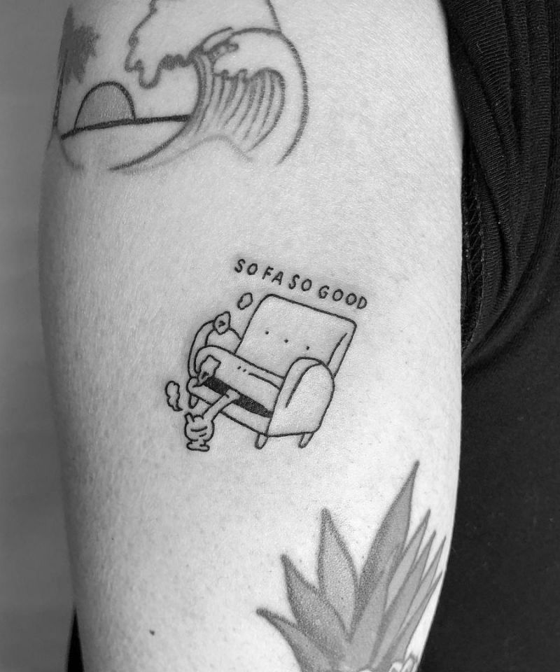 30 Unique Sofa Tattoos to Inspire You