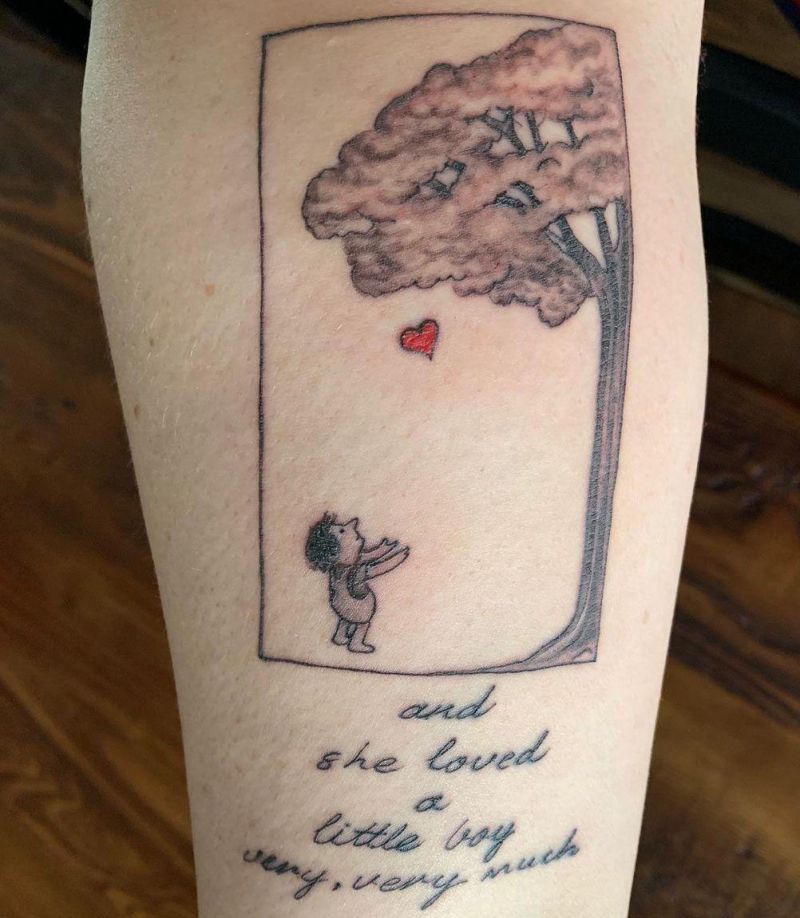 30 Unique The Giving Tree Tattoos to Inspire You