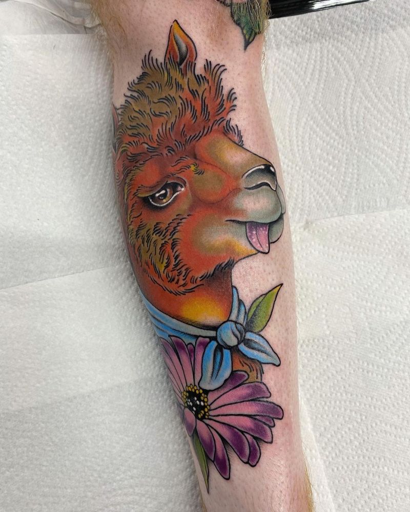 30 Cute Alpaca Tattoos You Must Try