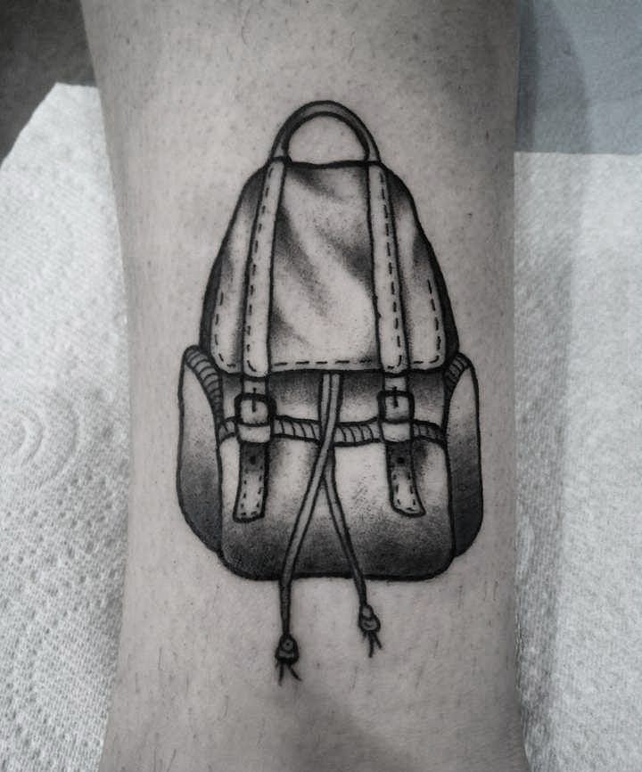 30 Unique Backpack Tattoos You Will Love