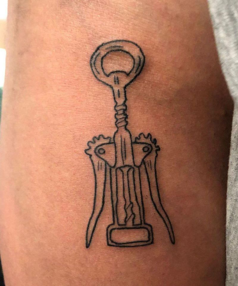 30 Unique Corkscrew Tattoos You Must Try