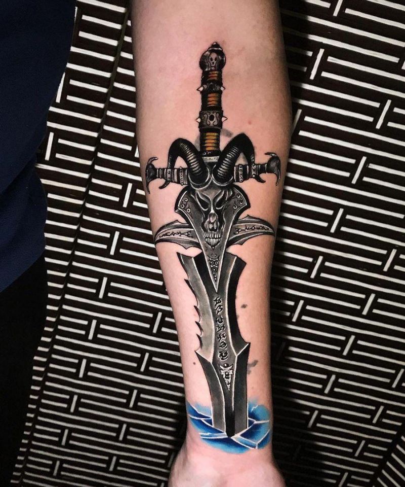 30 Pretty Frostmourne Tattoos to Inspire You