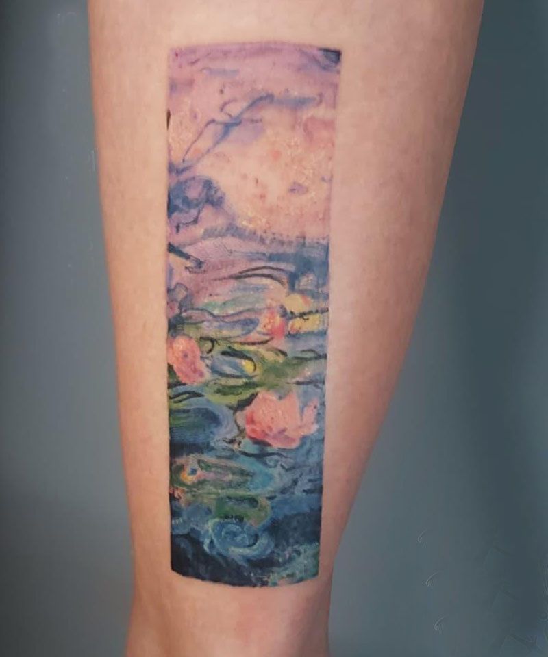 30 Pretty Monet Tattoos For Your Inspiration