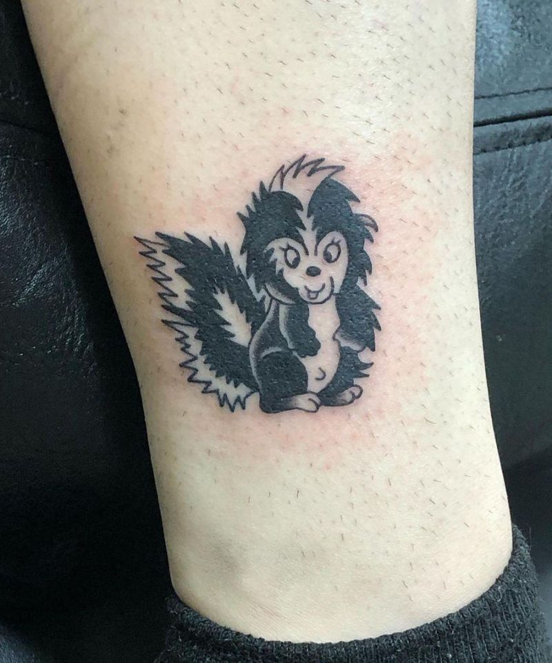 30 Cute Skunk Tattoos You Will Love