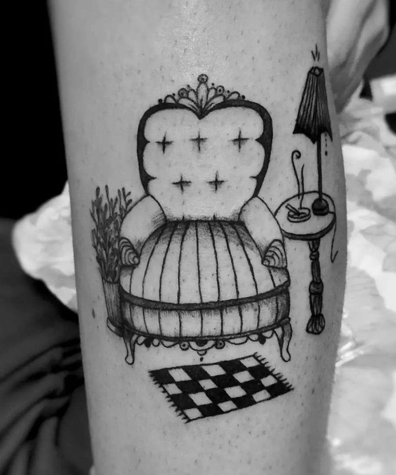 30 Unique Sofa Tattoos to Inspire You