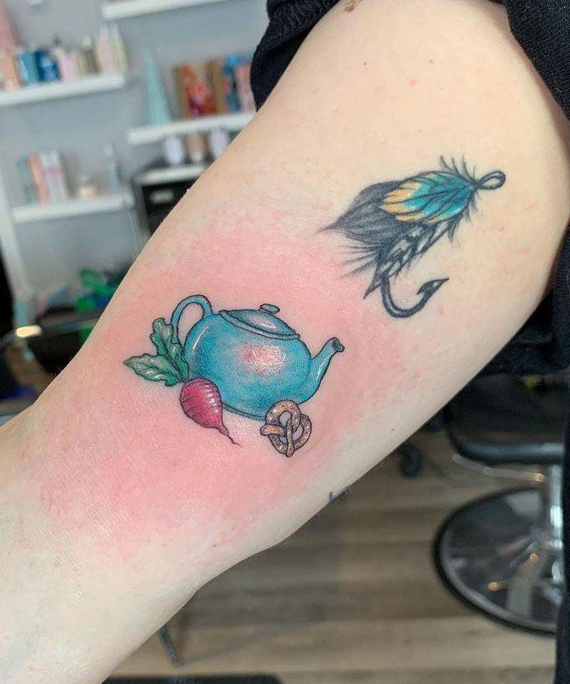 30 Pretty Teapot Tattoos For Your Inspiration