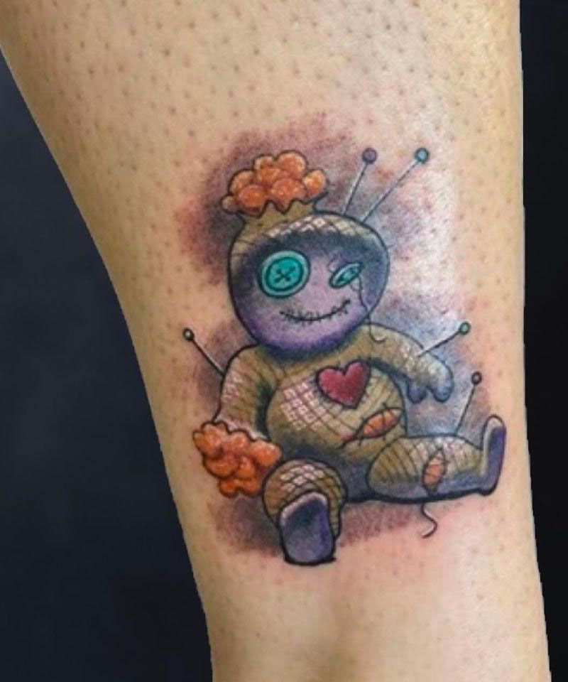 30 Unique Voodoo Doll Tattoos For Your Inspiration