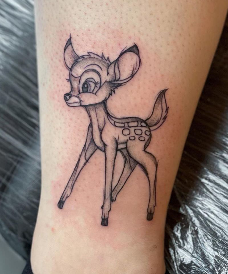 30 Cute Bambi Tattoos You Can Copy