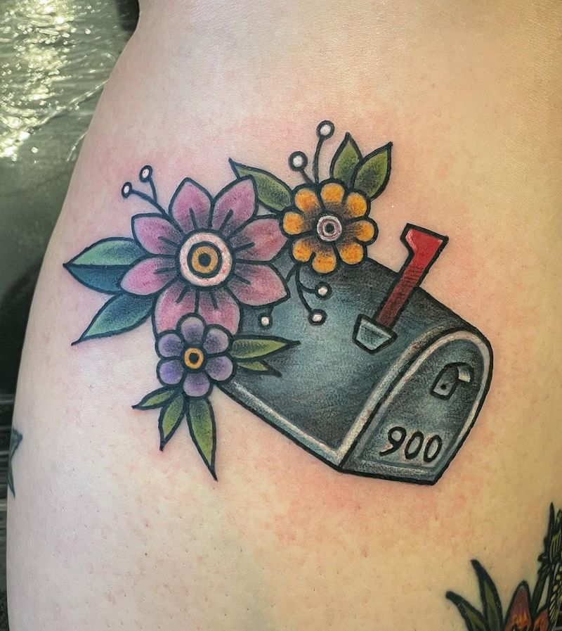 29 Unique Mailbox Tattoos Give You Ideas