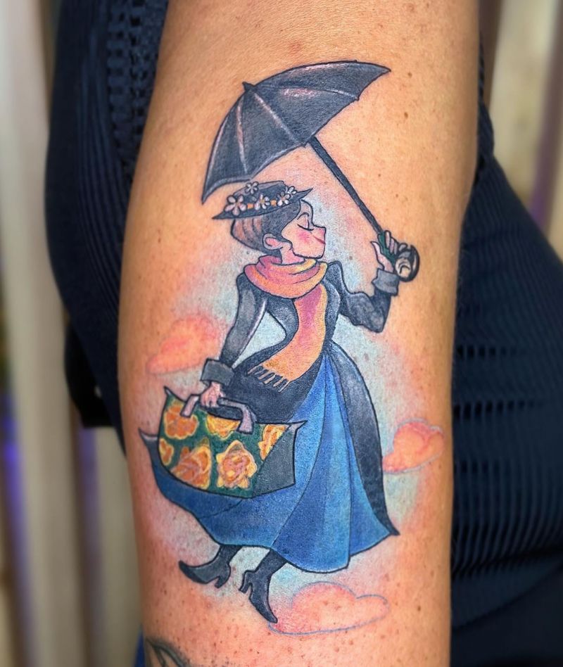 30 Pretty Mary Poppins Tattoos Give You Inspiration