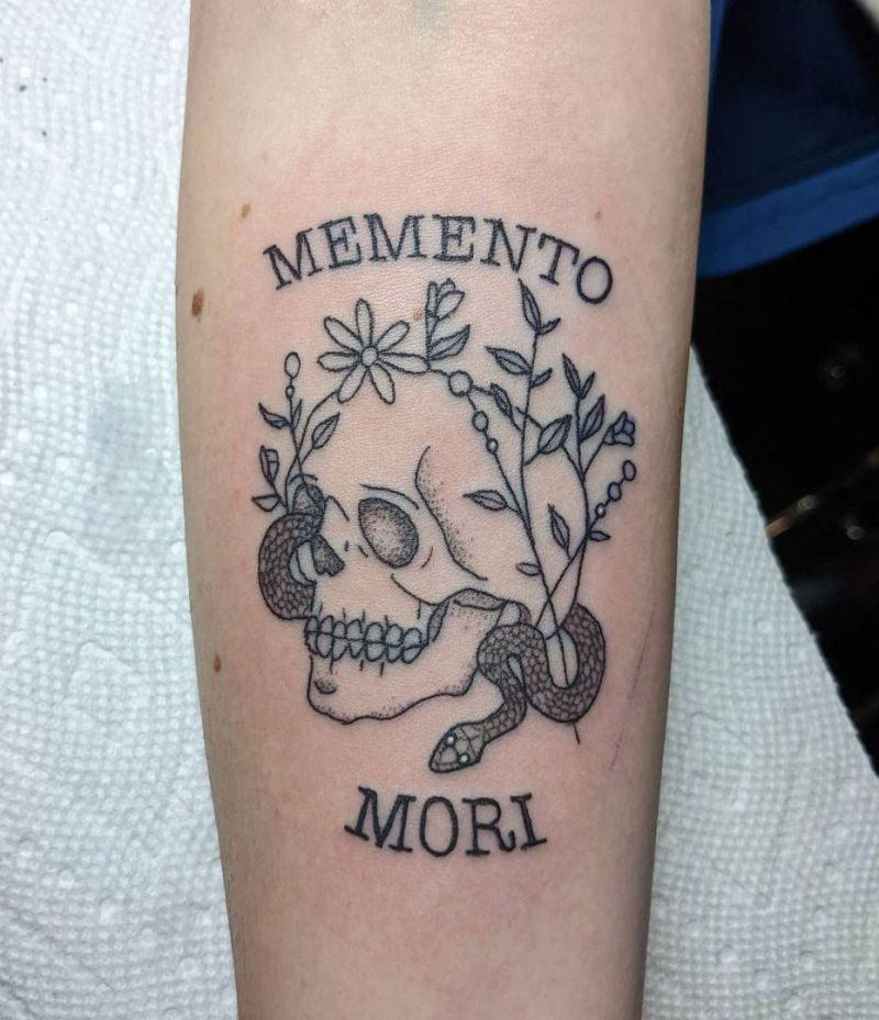 30 Unique Memento Mori Tattoos You Must Try