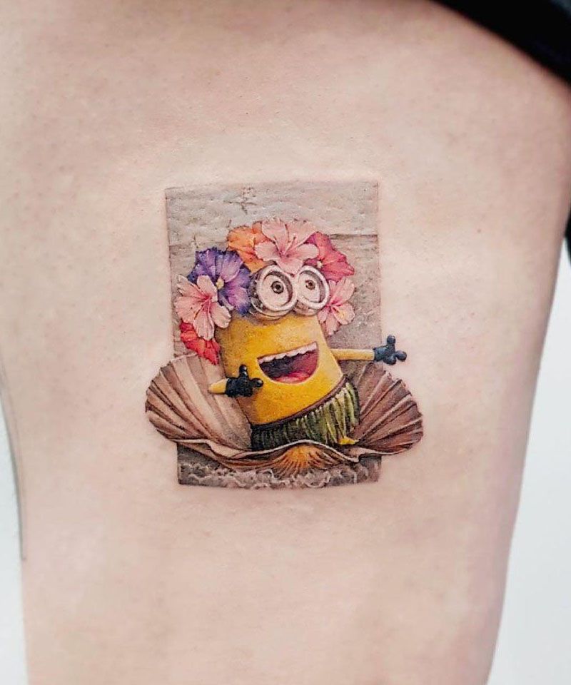 30 Cute Minions Tattoos You Must Love