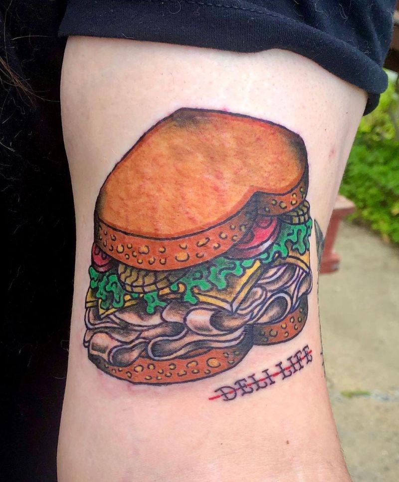 30 Unique Sandwich Tattoos for Your Inspiration