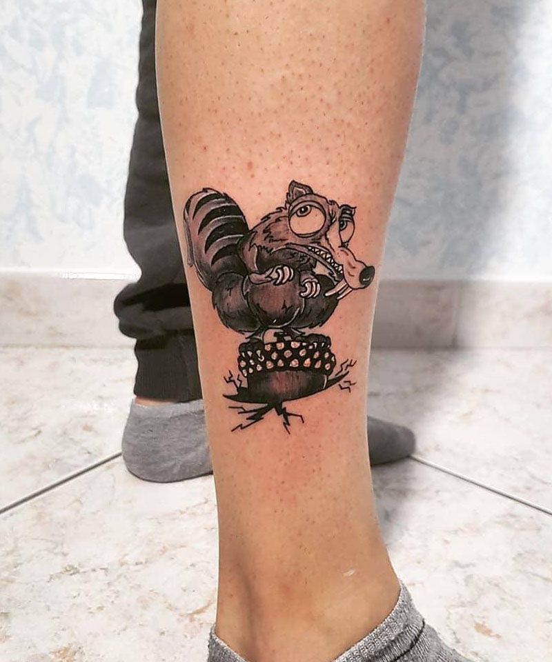 30 Funny Scrat Tattoos You Must Love