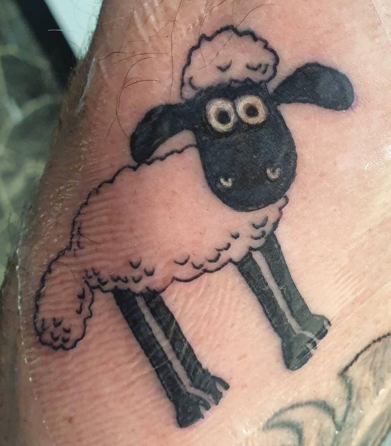 21 Cute Shaun The Sheep Tattoos You Can Copy