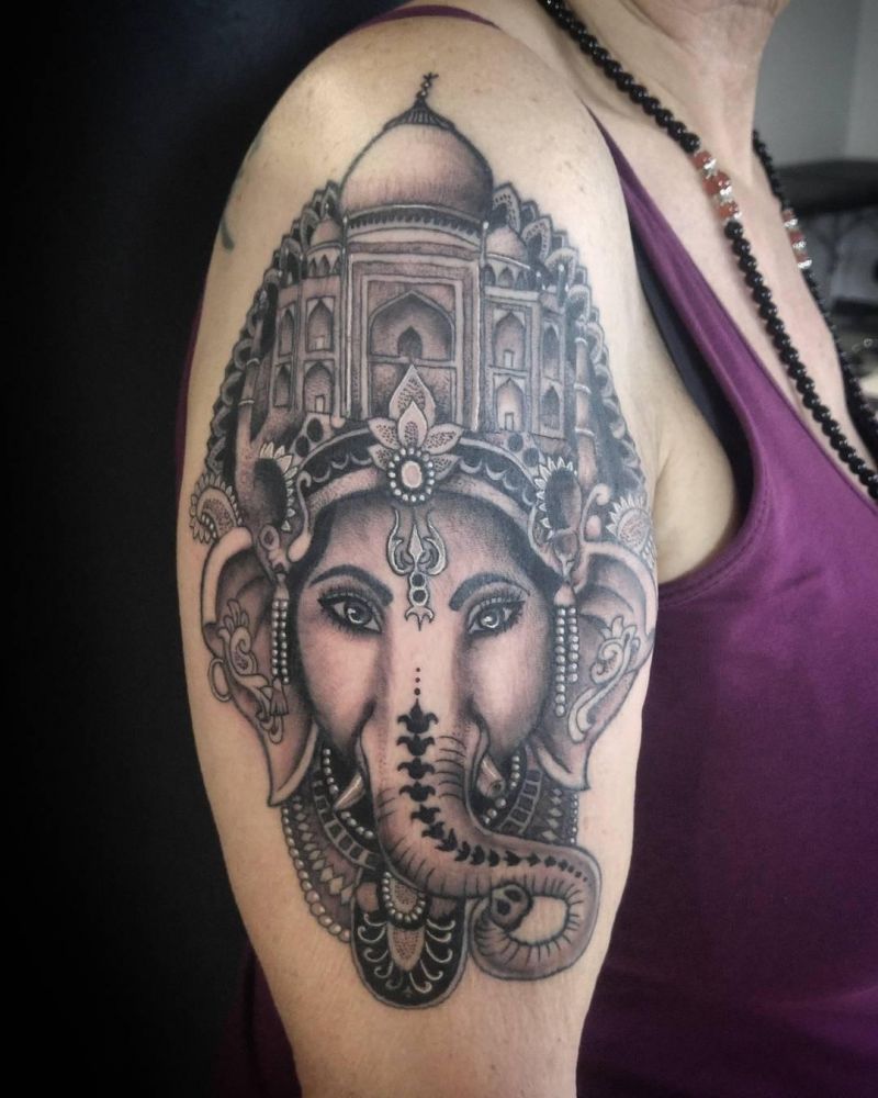 30 Exciting Taj Mahal Tattoos Give You Inspiration