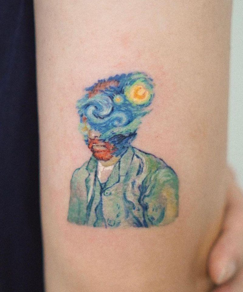 30 Pretty Van Gogh Tattoos for Your Inspiration