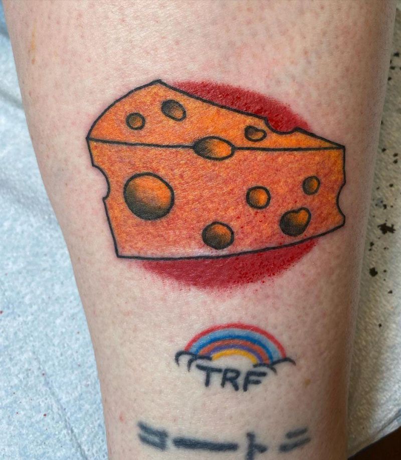 30 Unique Cheese Tattoos for Your Inspiration