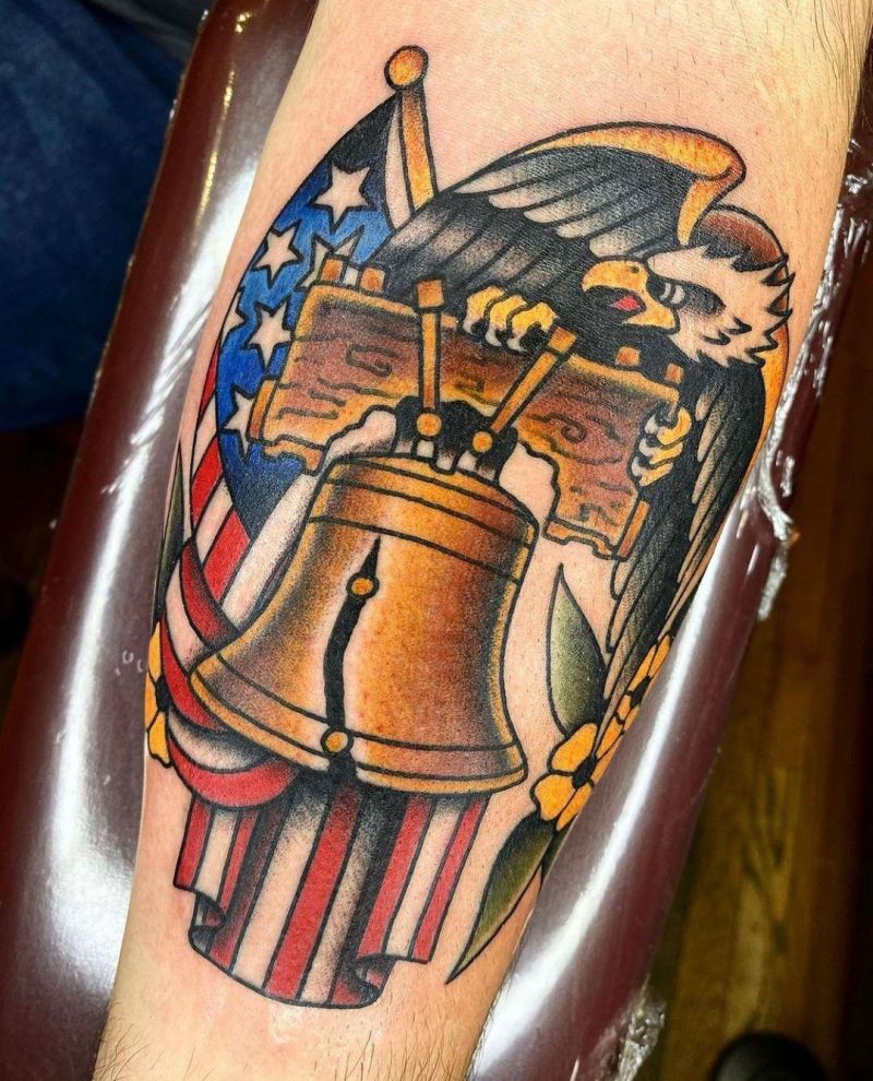 30 Unique Liberty Bell Tattoos You Must See