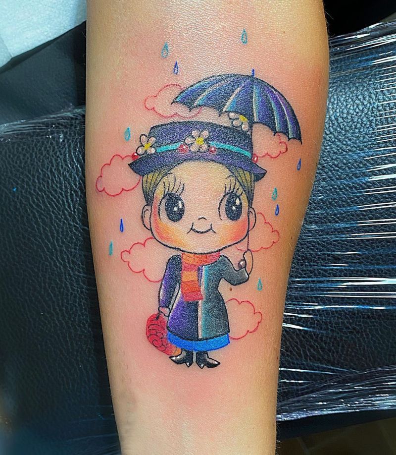 30 Pretty Mary Poppins Tattoos Give You Inspiration