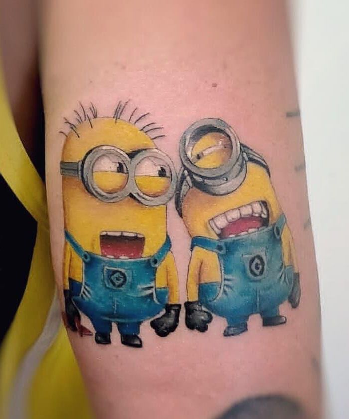 30 Cute Minions Tattoos You Must Love