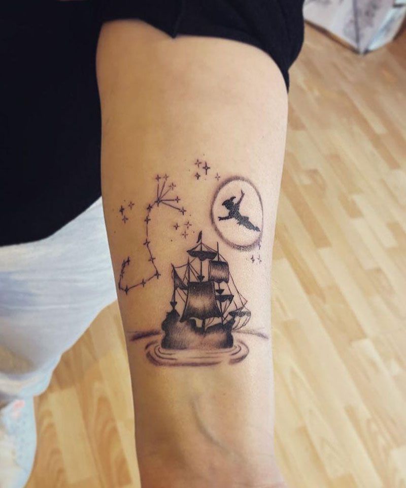 30 Unique Peter Pan Tattoos for Your Inspiration