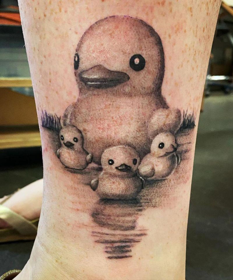 30 Cute Rubber Duck Tattoos You Can Copy