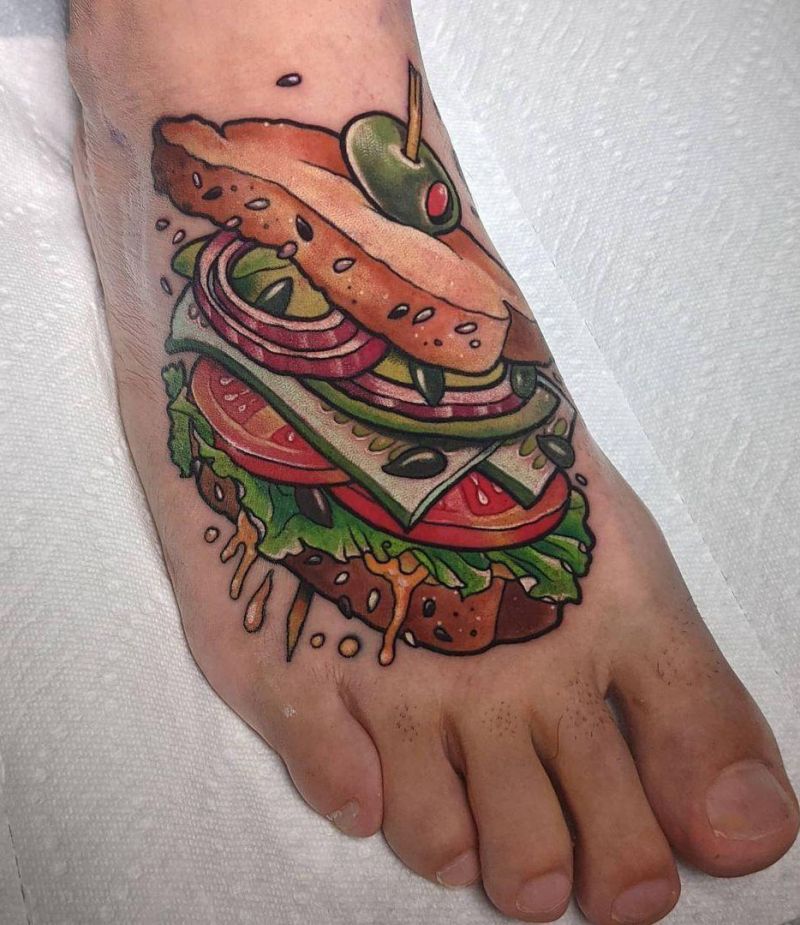 30 Unique Sandwich Tattoos for Your Inspiration