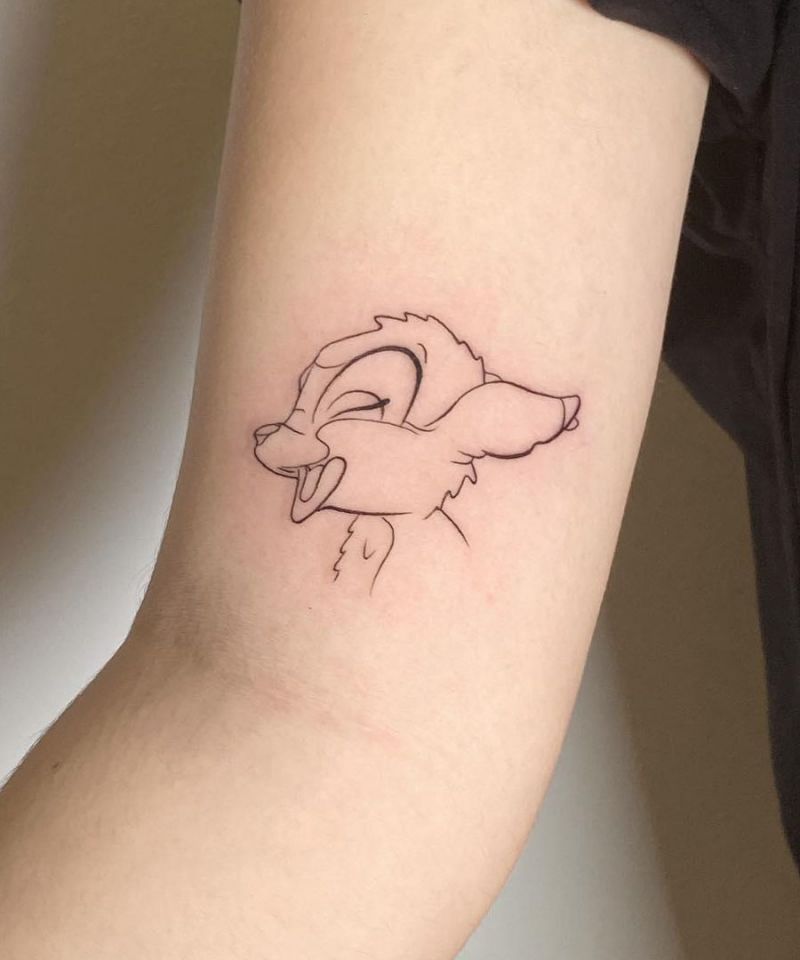 30 Cute Bambi Tattoos You Can Copy